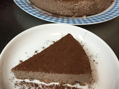 【糖質制限】ココアチーズケーキ